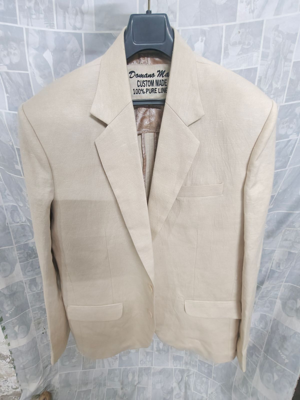 Cream Pure Linen Blazer: Timeless Luxury for Modern Menswear