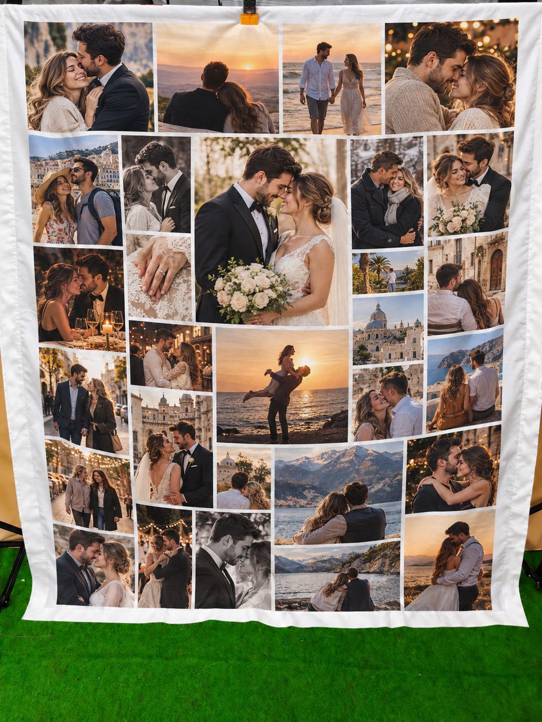 Custom Printed Blazer Lining Fabric – Personalized Photo Satin Lining for Men’s Suits, Wedding Memory, Family, Pet & Birthday Designs
